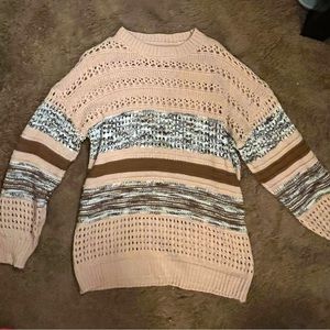 Women’s Knit Striped Sweater